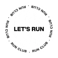 letsrun lets run letsrun Sticker