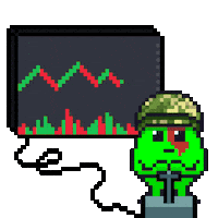 Crypto Invest Sticker by Memeland by 9GAG