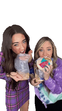 heartlynrae reaction girl comedy eating Sticker
