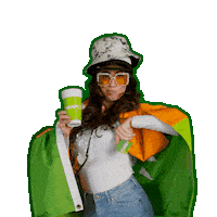 MAPCOExpress drink cup cape hats Sticker