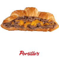 Croissant Italian Beef Sticker by Portillo's Hot Dogs