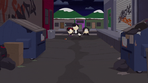 dark alley GIF by South Park 