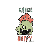 Happy Monsters Sticker by Skroove