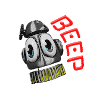 Robot Beep Boop Sticker