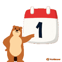 Check It Out Number 1 Sticker by WorkBeaver