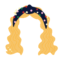 Hair Wig Sticker by Packed Party