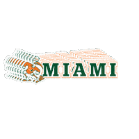 Miamihurricanes Theu Sticker by University of Miami Alumni Association
