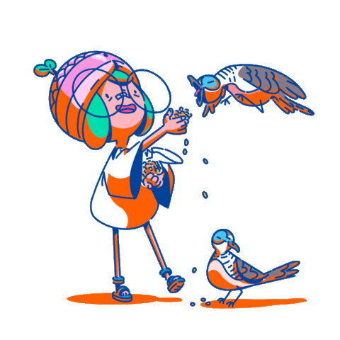 Cartoon Love Sticker