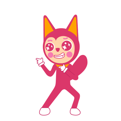 nanaiicl cool kawaii fox tierno Sticker