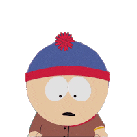 Stan Marsh Sigh Sticker by South Park