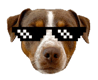 Thug Terrier Sticker by Os Paulistinhas