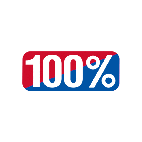 100 Percent Cycling Sticker by 100%