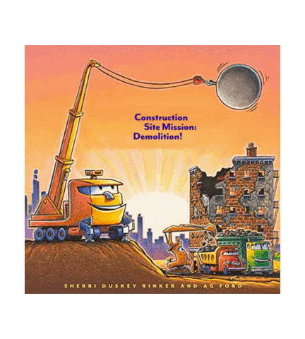 Picture Book Construction Site Sticker by Stacy McAnulty