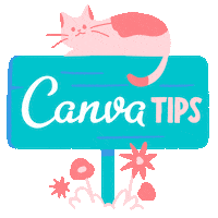 canva new post swipe up arrow peace Sticker