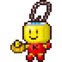 8Bit Bath Sticker