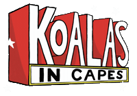 Superhero Koala Sticker