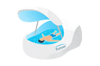 Relax Floating Sticker by Flutuar Float Center