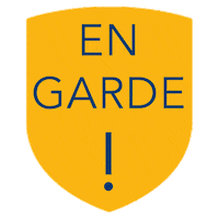 USJescrime logo fencing escrime en garde Sticker