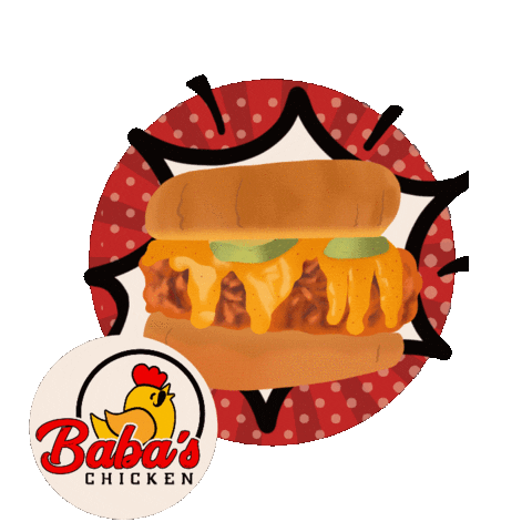 babaschicken giphyupload spicy hotchicken babas Sticker