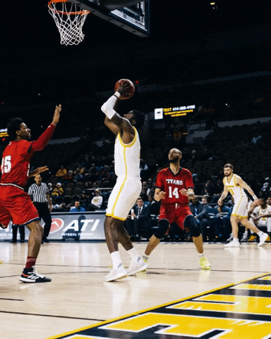 basketball dunk GIF by Milwaukee Panthers