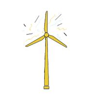 daadbrasil sustentabilidade ecologia energia eolica daadbrasil Sticker