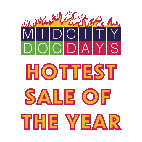 Dog Days Sidewalk Sale Sticker by Anna Claire