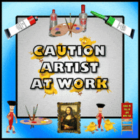 Oil Paint Art GIF