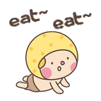 mangoking yellow kid mango mangoking Sticker