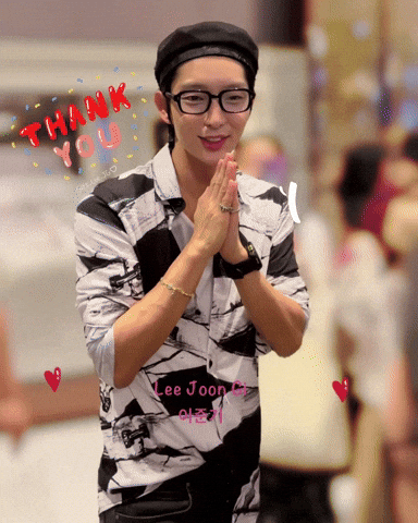 Lee Joon Gi Thank You GIF