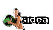 Sidea smile girl fitness woman Sticker