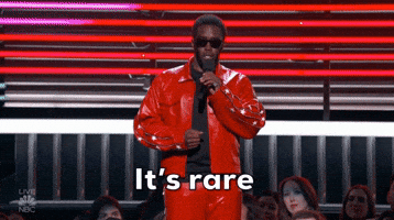 It's rare