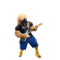 Guitar Rock Out Sticker by Fort Lewis College