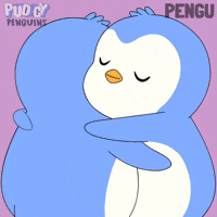 Everything Will Be Ok Hug GIF by Pudgy Penguins