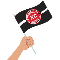 cross country xc Sticker by Atlanta Track Club