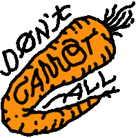 LMAgee food rude dont care carrot Sticker