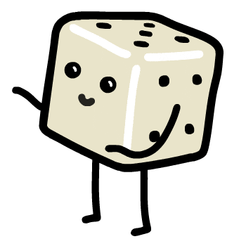 6 7 Slang Sticker by TinyDiceBuddies