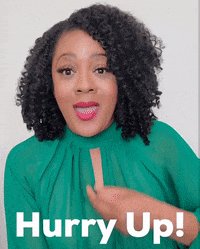Hurry Up Wow GIF by Kiaundra Jackson