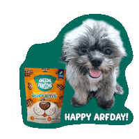 Happy Dog Sticker by Awesome Pawsome Treats