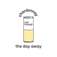Wine Chardonnay Sticker by Just Enough Wines