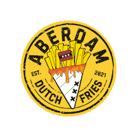 aberdam aberdam dutch fries aberdam dutch fries backyardbeachcollective Sticker