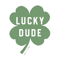 St Patricks Day Good Luck Sticker by Aspen + Company
