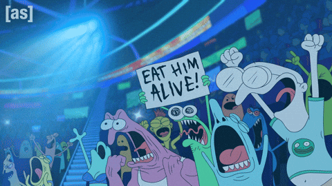 Cheering Crowd GIF by Adult Swim