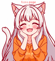 kiska_sempai happy art anime animation GIF
