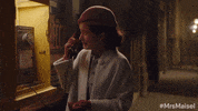 sad rachel brosnahan GIF by The Marvelous Mrs. Maisel