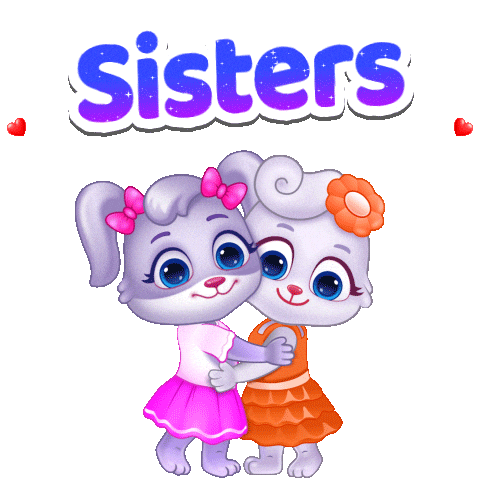 Best Friends Twins Sticker by Lucas and Friends by RV AppStudios