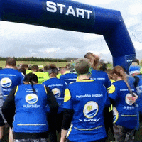 StBarnabasHospice blue run running adventure GIF