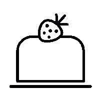 Cupcake Ciasto Sticker by Małe Fusy