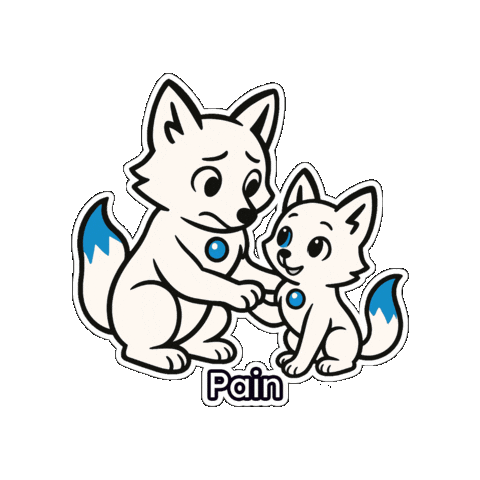 Wolfpack Pain Sticker