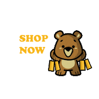 bear shopping Sticker by Carousel