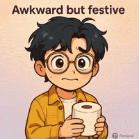 Awkward Toilet Paper GIF by Persona